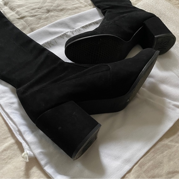 Stuart Weitzman Tieland Boot Black Size 10 - Picture 7 of 15